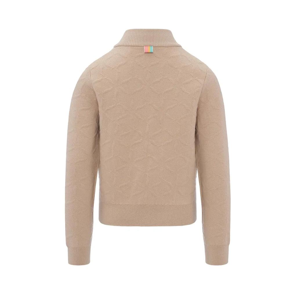 Li-Ning Однотонный свитер с воротником-стойкой, удобной молнией, универсальный, повседневный, простой, спортивный трикотаж, женские топы AMBV264-3