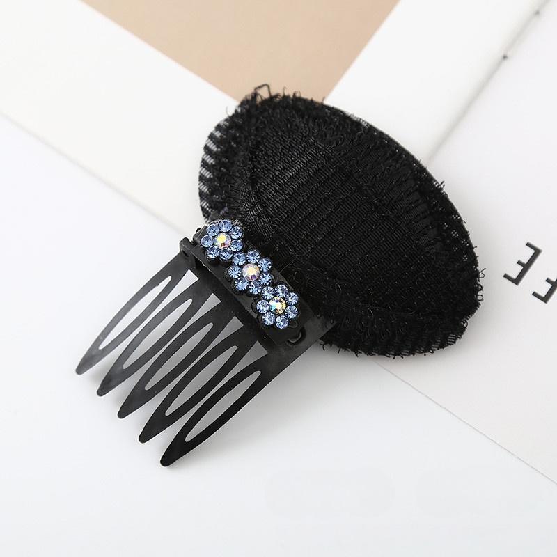 1 шт. Невидимая пушистая губка-заколка для волос, объемная основа для пучка, подушечка для объема у линии роста волос