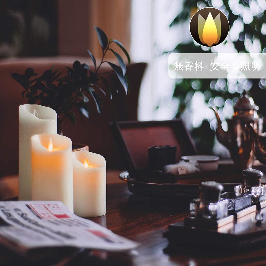 Светодиодная свеча Свеча на батарейках, которая мерцает как настоящее пламя MELEJIA Оснащена пультом ДУ Таймер Яркость Теплый цвет светодиода Хорошая атмосфера Светодиодная свеча