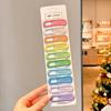 10Pcs/Set Colorful Shaped Hair Clips Non Slip Assorted Bright Colors Bulk for Travel Shooting Cute Hairstyling