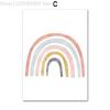 Swan Ballet Girl Crown Boho Posters  Sun Rainbow Heart Nursery Prints Canvas Wall Art for Kids Room Decor Wall Pictures Home Dec