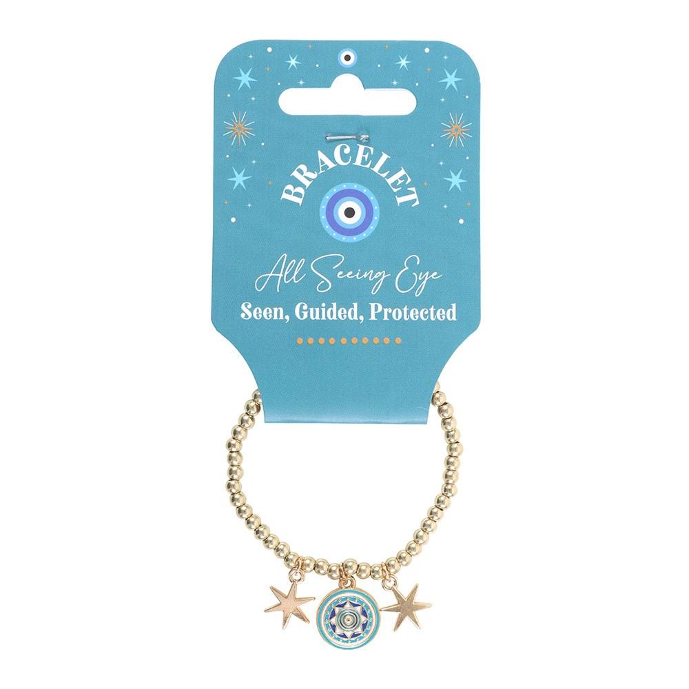Something Different Браслет-шарм с бусинами «Всевидящее Око»