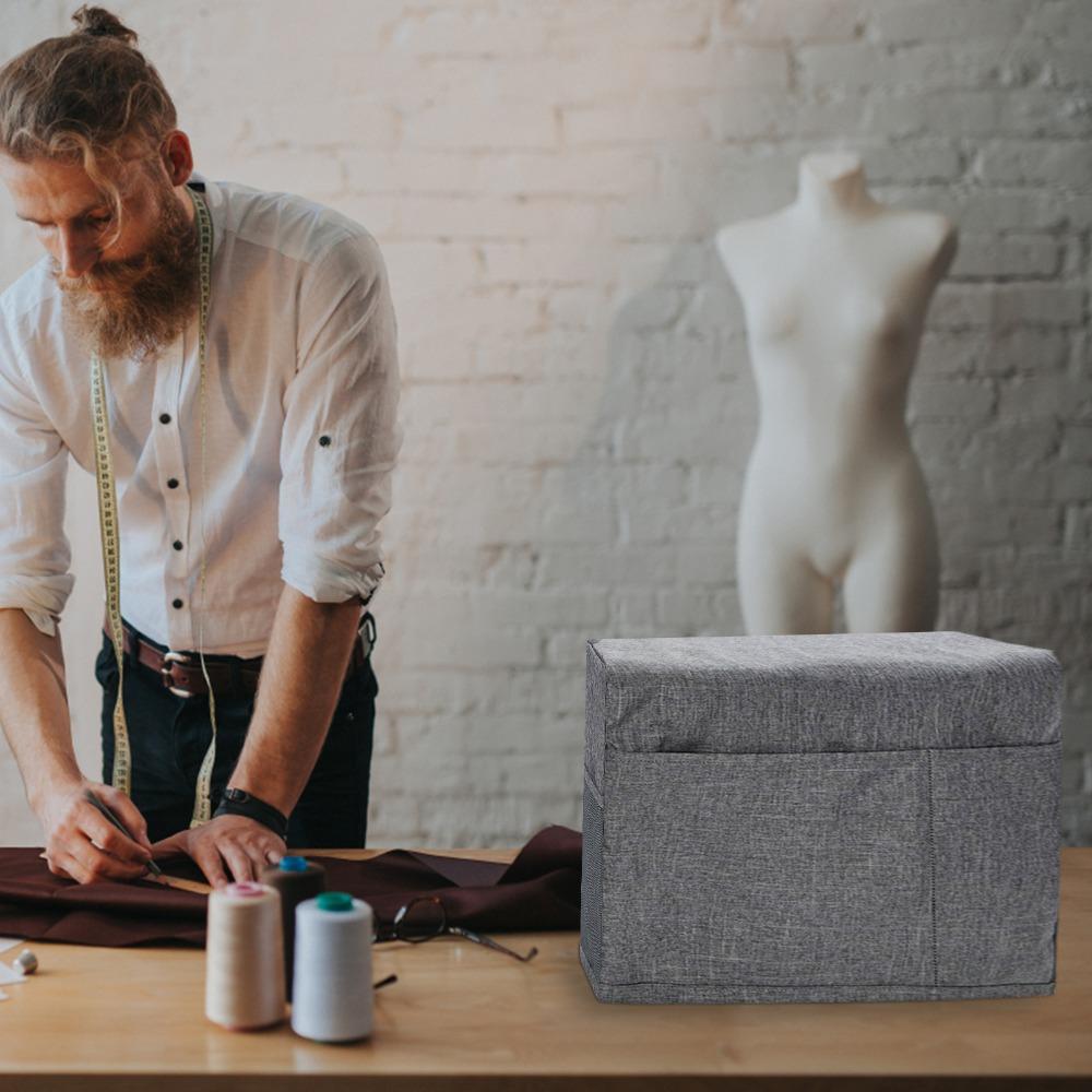 Защитный чехол из ПВХ, устойчивый к царапинам, пылезащитный чехол, многоразовая сумка для хранения швейных инструментов, чехол для швейной машины