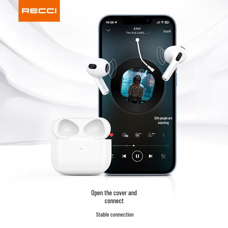 Беспроводная Bluetooth-гарнитура Recci G400C полувкладыш