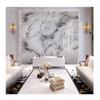 3D Photo Wallpaper White Marble Wall Mural Living Room Sofa TV Background Wallpaper Wall Painting