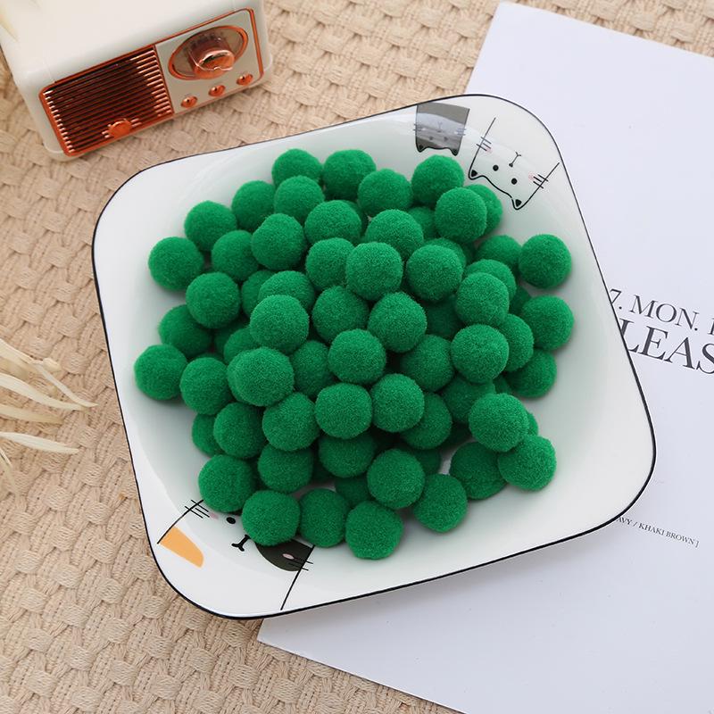 Colorful High Elastic Pom-Pom Embellishments - Free Same Day Shipping, In Stock, DIY Accessories, Large Plush Balls