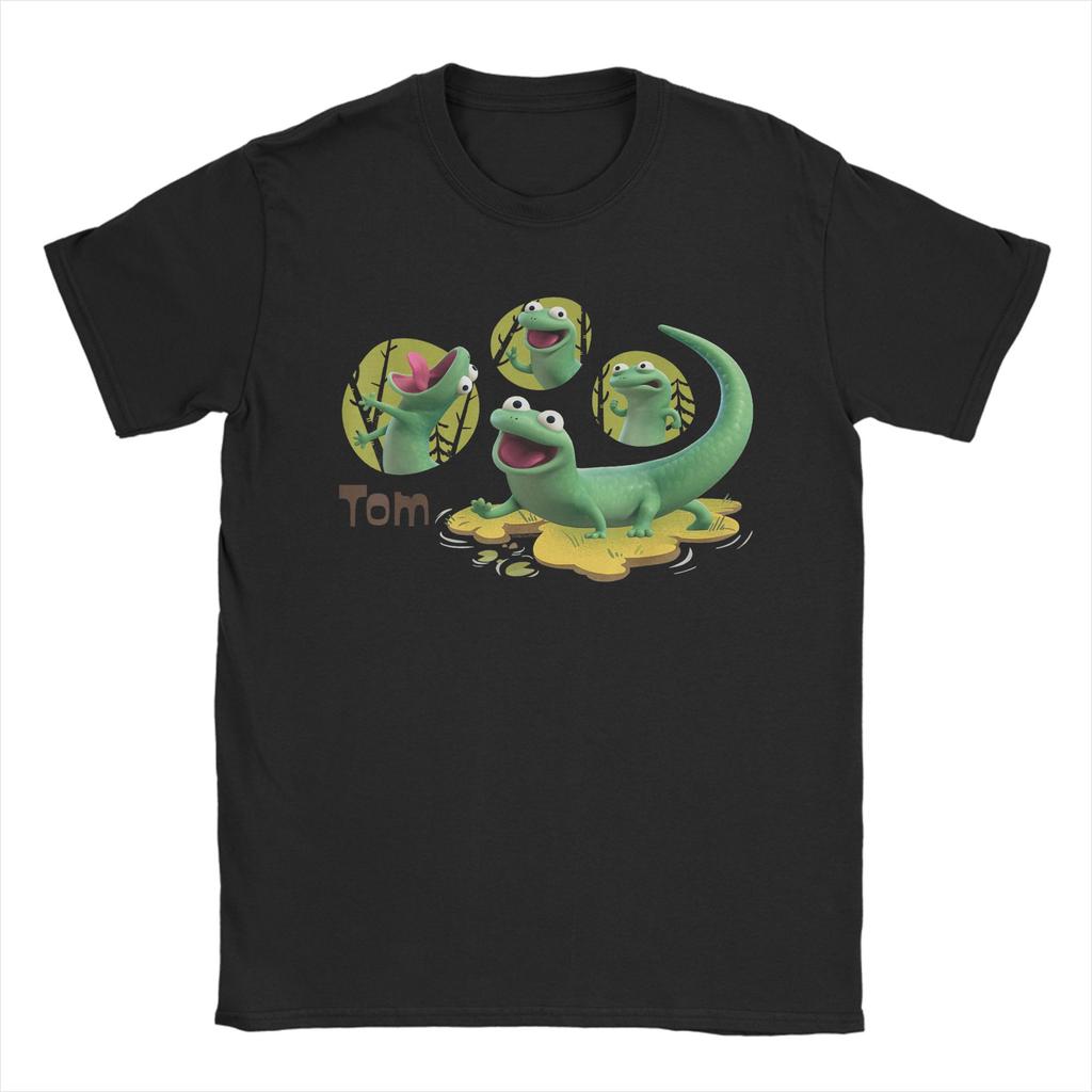 Мужская футболка Hoppers Tom Lizard с забавной позой крика Хлопковая одежда Потрясающие футболки с коротким рукавом и круглым вырезом Вечеринки Футболки