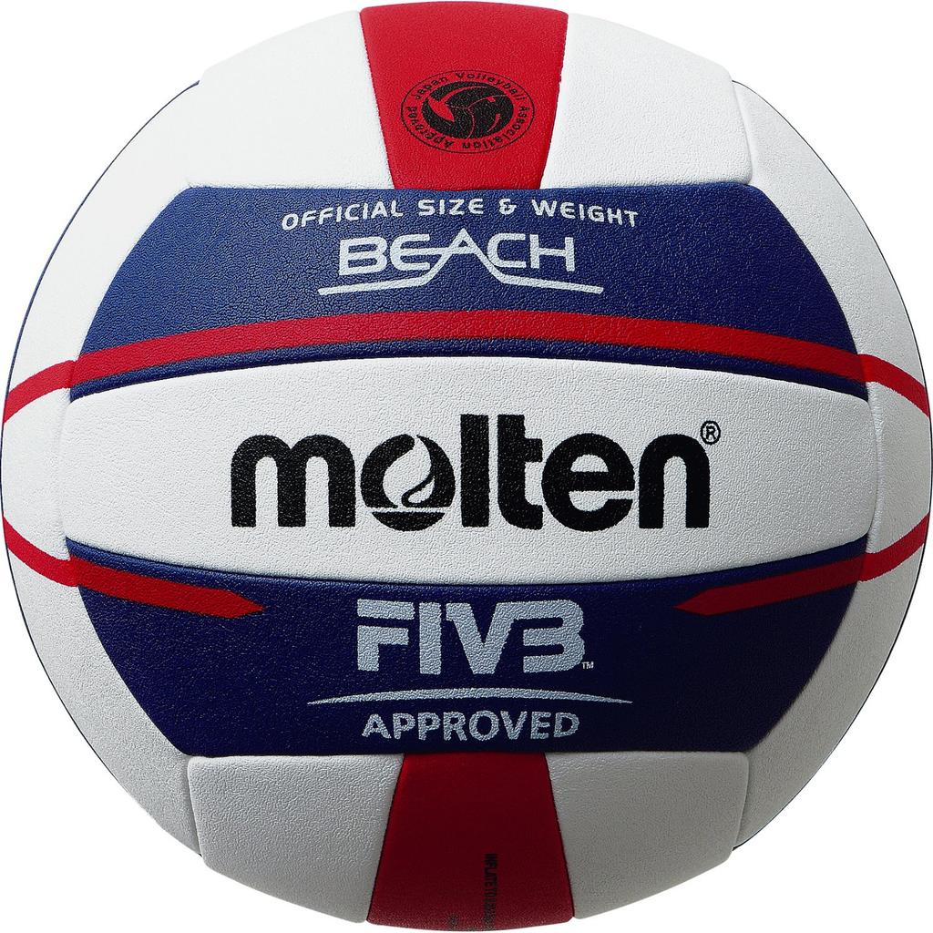 Molten Beach Volleyball V5B5000 White X Blue X Red