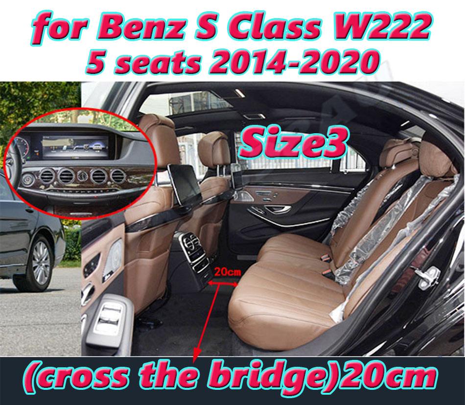 RHD Пользовательский автомобильный коврик для пола для Mercedes Benz S Class W222 W223 Автомобильные аксессуары для интерьера Грязезащитный Прочный Кожаный Ковер