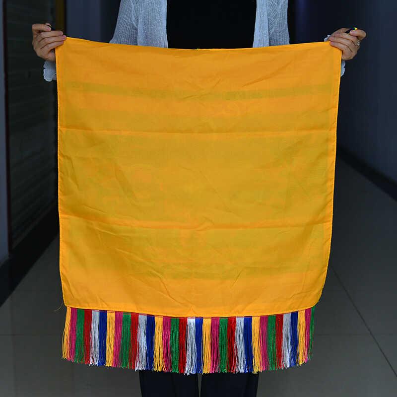 Тибетская вышитая скатерть с Ваджрой и подвесной декор для алтаря