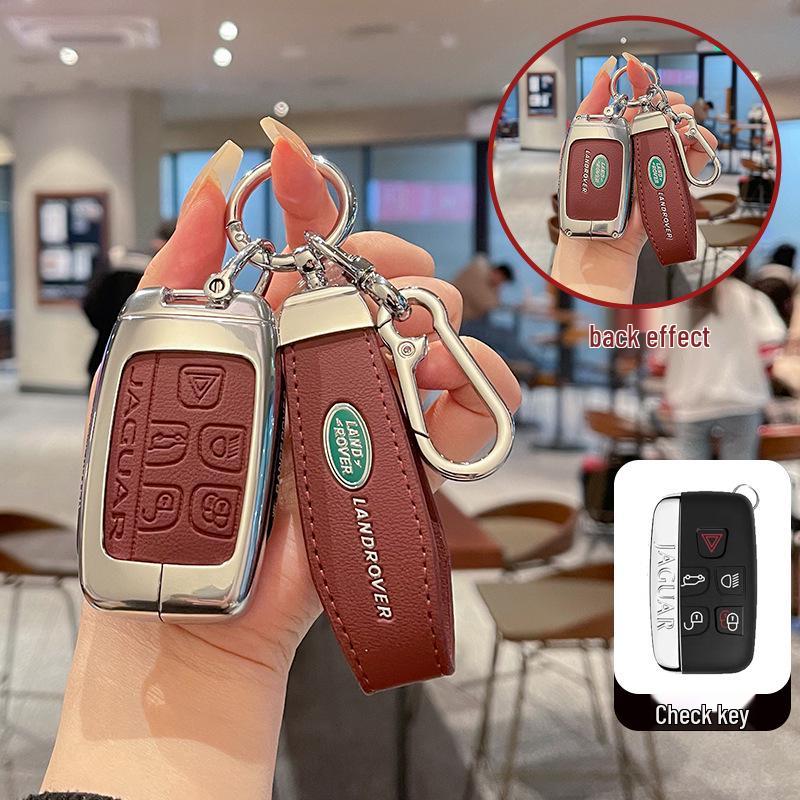 Land Rover Key Case: Compatible with Range Rover Evoque, Discovery 4/5, Velar, Sport, Freelander 2 Models.