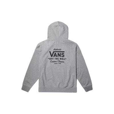 Vans Свободная толстовка с капюшоном с принтом букв, унисекс, серая VN000H0THTG