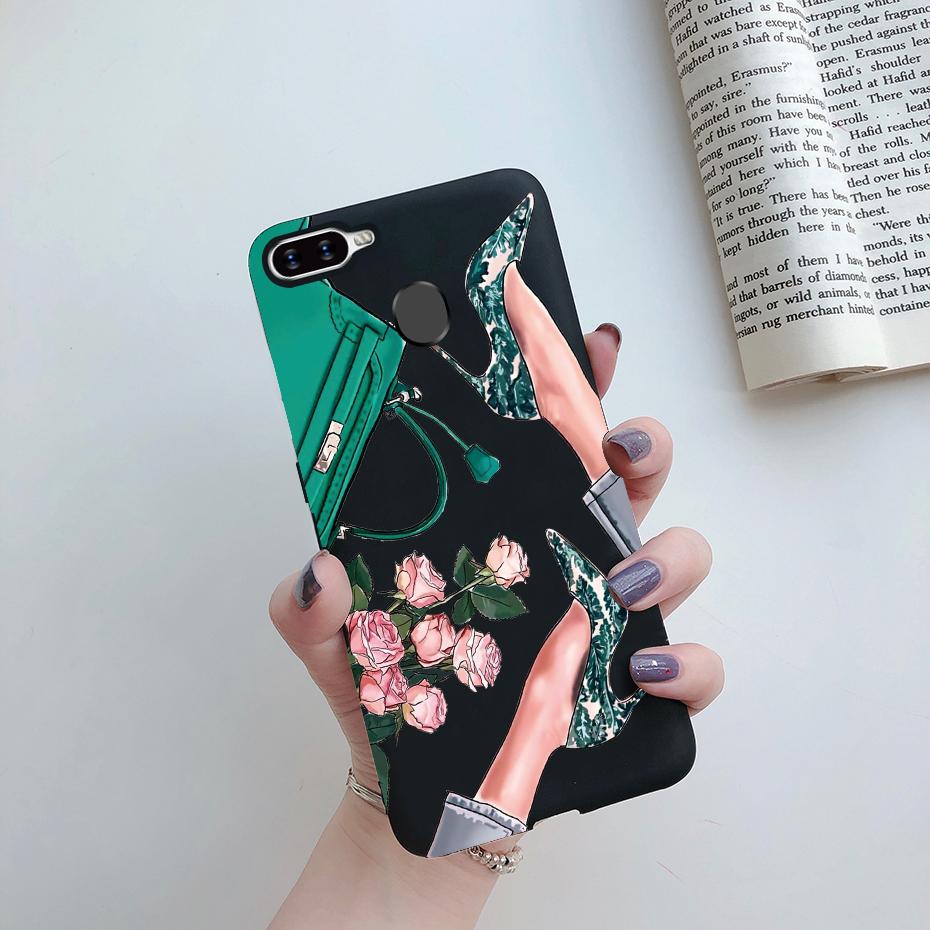 Case For OPPO A5S Back Cover Soft Candy Silicone Pretty Girls Phone Case For OPPO A5S AX5S A7 2018 AX7 A7N A12 Cover Coque Funda