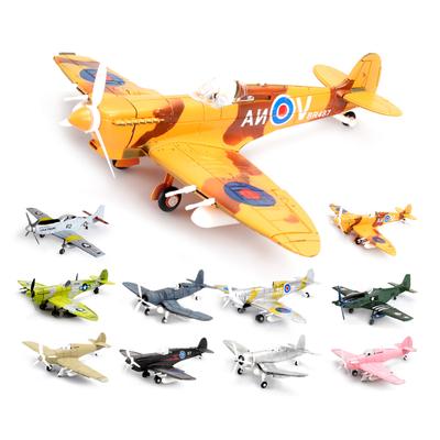 Вторая мировая война 1/48 P51 BF109 Hurricane Spitfire Истребитель Военный MUSTANG Истребитель 4D Сборная Модель Самолета Пластик DIY Головоломка Игрушка Подарки