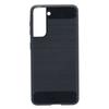 Soft Case - Samsung - Galaxy S21 - Black - Carbon Effect - Shock Protection