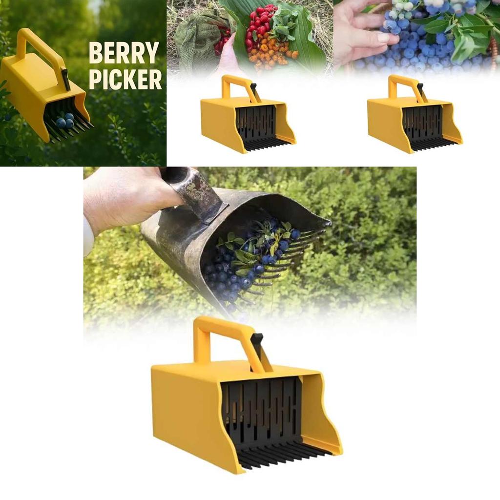 Berry Picker Plastic Harvesting Tool For Outdoor And Home Garden Fruit Picking