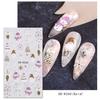 1 Sheet Christmas Pattern Art Snowflake Sticker Fine Workmanship Nail Bow Nail Art Decoration
