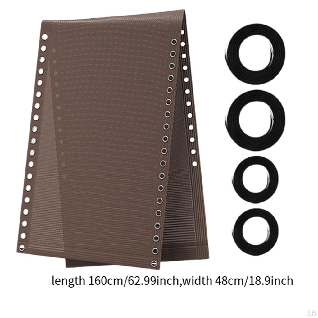 Запасные части для кресла-реклайнера, уличные складные сетчатые части с 4 эластичными шнурами для шезлонга