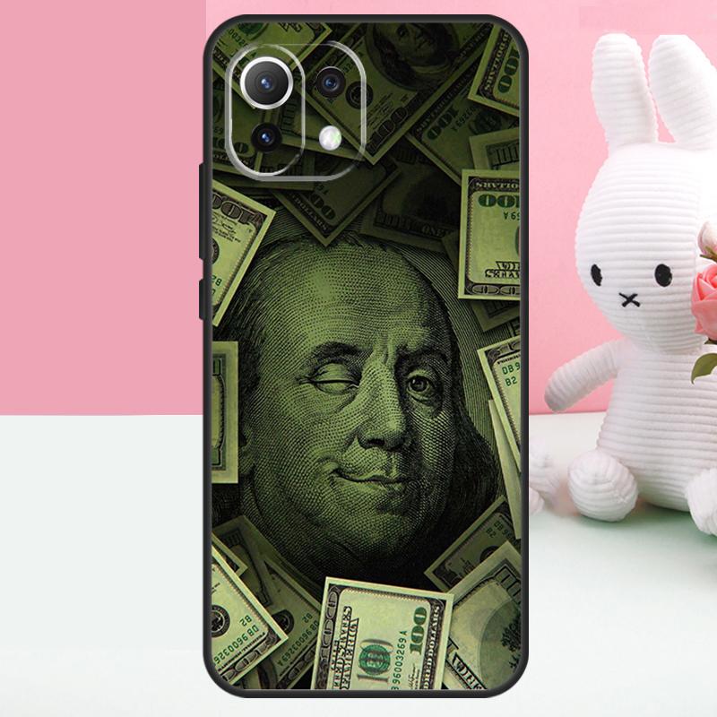 Денежный чехол для банкнот и наличных Доллар для Xiaomi 15 Ultra 14 13 15T 13T 14T Pro 17 Pro Max POCO F7 X7 Pro X5 X6 F5 F6 Funda