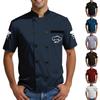 Chef Hat Print - Men's Casual Short Sleeve Chef Dress