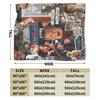 Warm Soft Blanket Decorative Home Alone  Merry Christmas  Throw Blanket  Flannel Bedspread For Bedroom Print Sofa Bed Cover