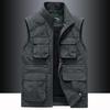 Men's Plus Size Quick-Dry Multi-Pocket Vest for Work, Fishing & Photography
