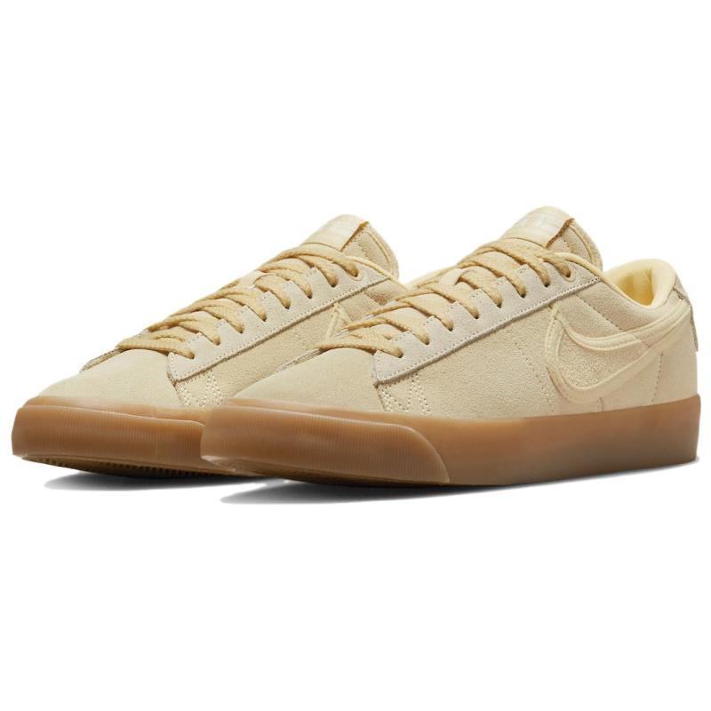 Nike Sb Blazer Low Pro Gt Pale Vanilla Gum Skateboard Shoes FN7404-200