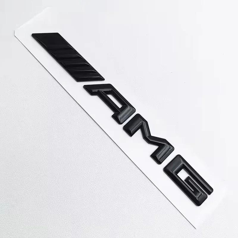 3D ABS Car AMG Emblem Rear Trunk Badge Decal Sticker For Mercedes Benz W204 W205 W203 W211 W212 W213 W201 W210 W124 W126 W140 BA1