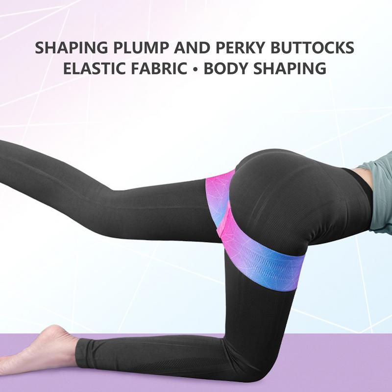 Универсальная лента для йоги и растяжки для мужчин и женщин, лента для укрепления бедер, круг для ягодиц, фитнес-лента для приседаний и растяжки для занятий в спортзале в помещении