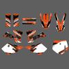 NICECNC Для KTM SX50 SX 50 MINI 2002-2008 2007 2006 2005 2004 2003 Мотоцикл Графика Фон Наклейки Комплект Наклеек Индивидуальная настройка