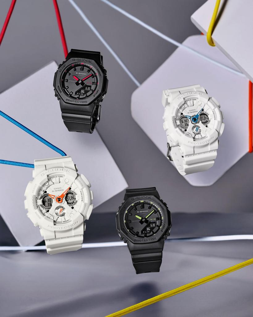 Часы Casio G-Shock (Официальный японский продукт) Изготовлено из экологически чистых материалов, GMA-S120SA-7A2JF, Женские, Белые