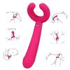Three Motor Clip Vibrator Nipple G-spot Stimulator Dildo Female Masturbation Vagina Anal Massager Adult Sex Toys for Woman Man