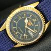 АВТОМАТИЧЕСКИЕ ВИНТАЖНЫЕ ОТРЕСТАВРИРОВАННЫЕ МУЖСКИЕ ЧАСЫ SEIKO 5 6309A ЯПОНИЯ СИНЕГО ЦВЕТА a443521-5