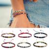 Women Men Jewelry Vintage Rope Bracelet Boho Pattern Fashion Weave Handmade Textile Bangles Braided Bracelet 1PC