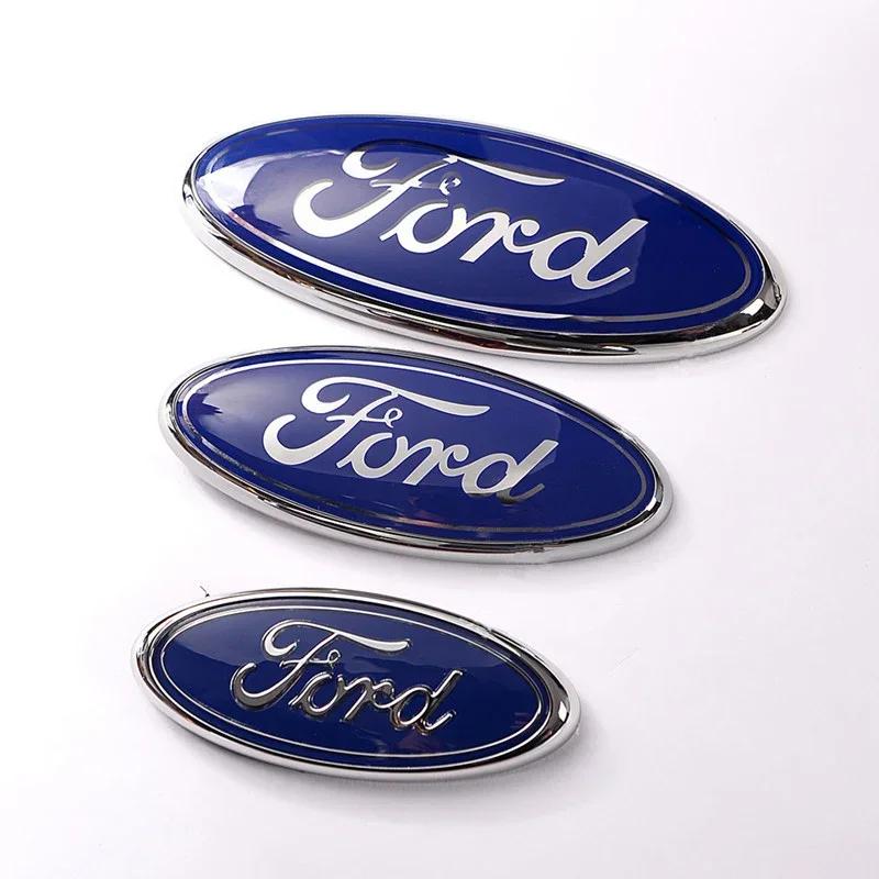Car Sticker 2026 LED Light Logo Sticker for Ford Explorer F150 F250 Focus Mondeo Front Badge Tail Decals Car Styling Rear Emblem