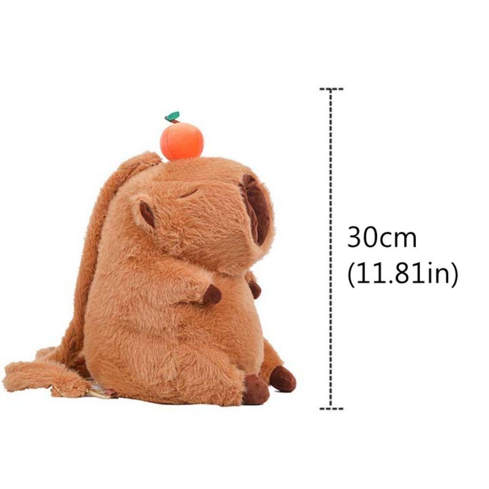 Stuffed Sports Capybara Plush backpack Animals Doll Capybara Crossbody Bag  Couple