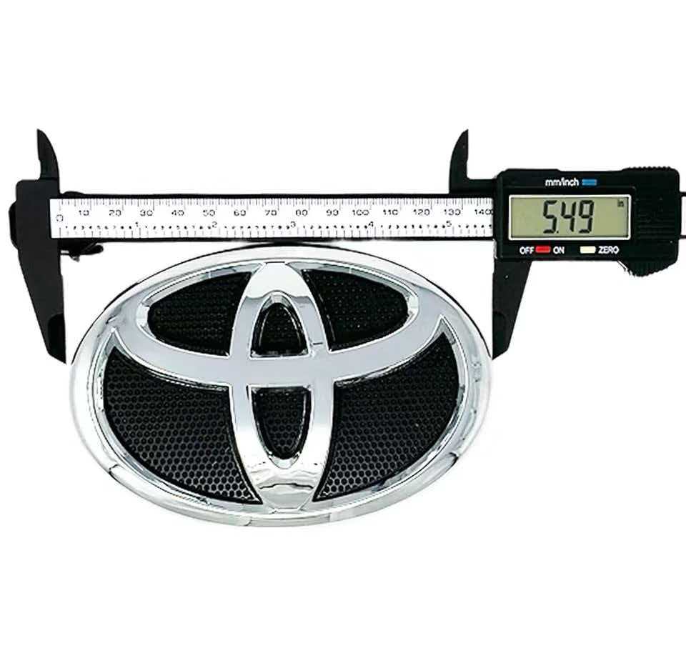 CZM2  140mm Toyota Corolla Emblem Front Grill 2009 2010 2011 2012 2013 Premium Adhesive 1.8L/2.4L 75311-02060 75301-02010 75312-02060