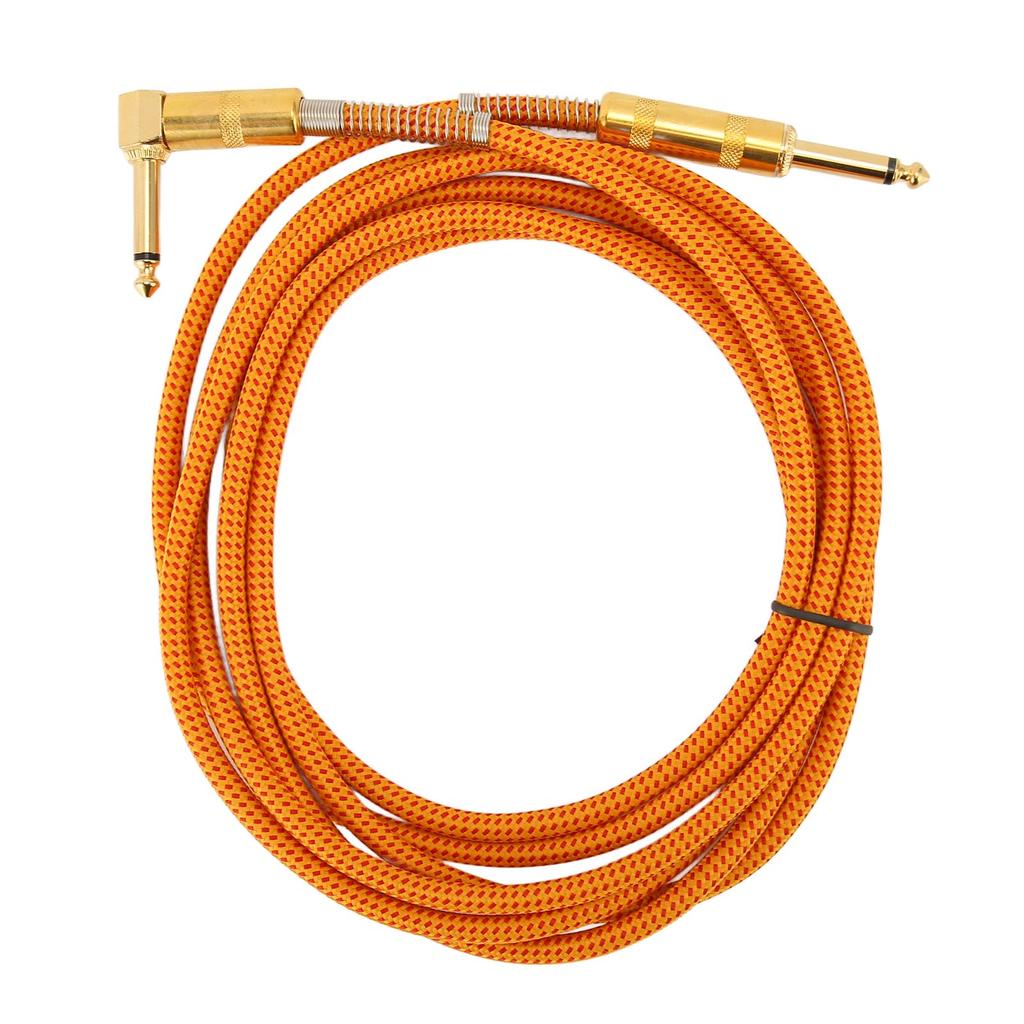 Инструментальный кабель 1/4 дюйма прямой штекер 6,35 мм стерео звук гитарный кабель бас гитарный усилитель шнур для электрогитары бас гитары