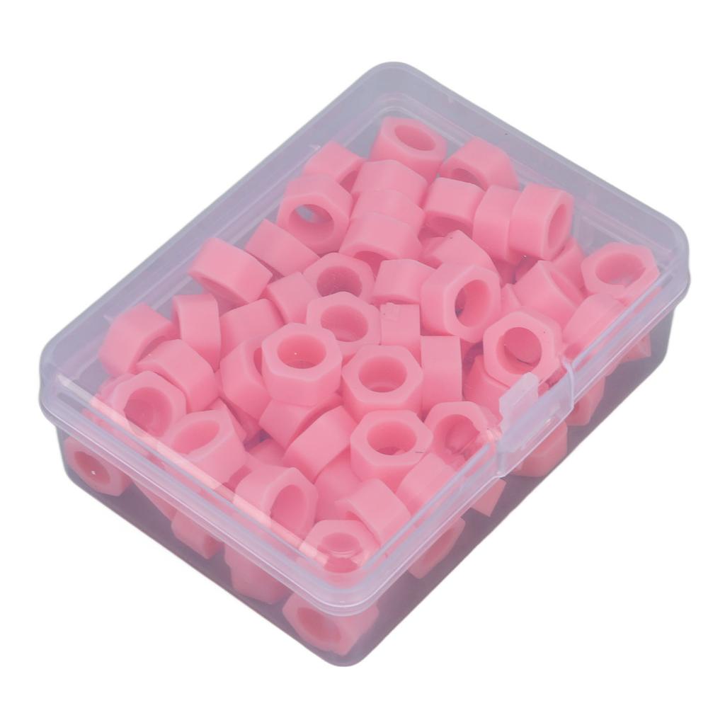 100pcs Dental Rings Silicone Color Instrument Rings for Instruments Identification