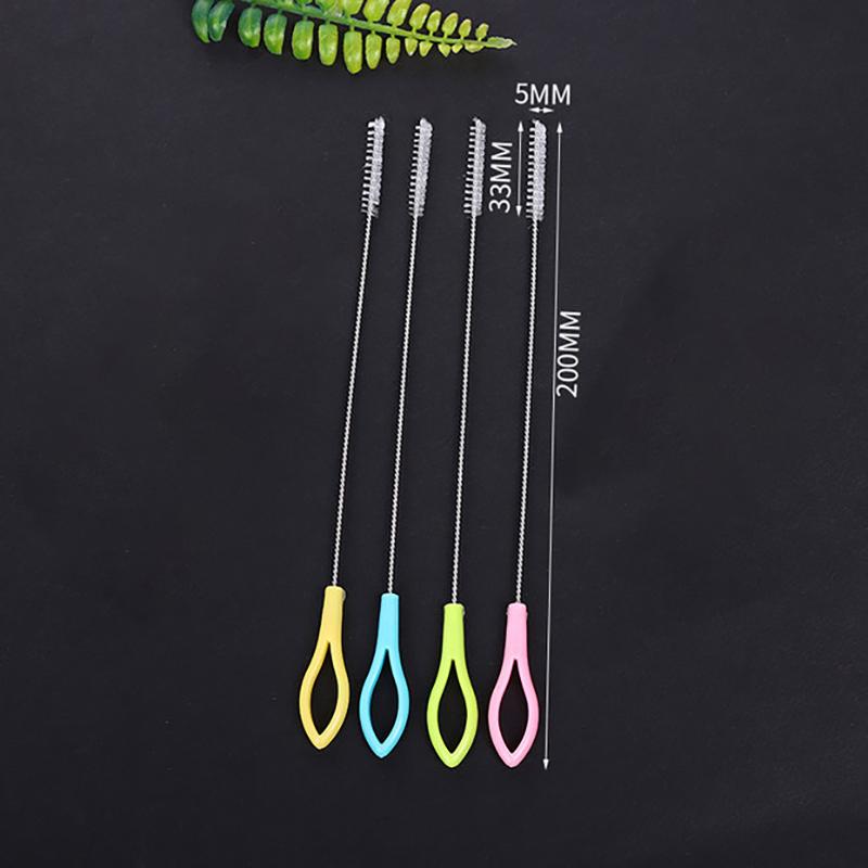 5/10 шт. Инструмент для чистки, всасывающая трубка, щетка из нержавеющей стали, мягкая щетка для волос, детская чашка для воды, нейлоновая трубка, щетка для чистки бутылочек