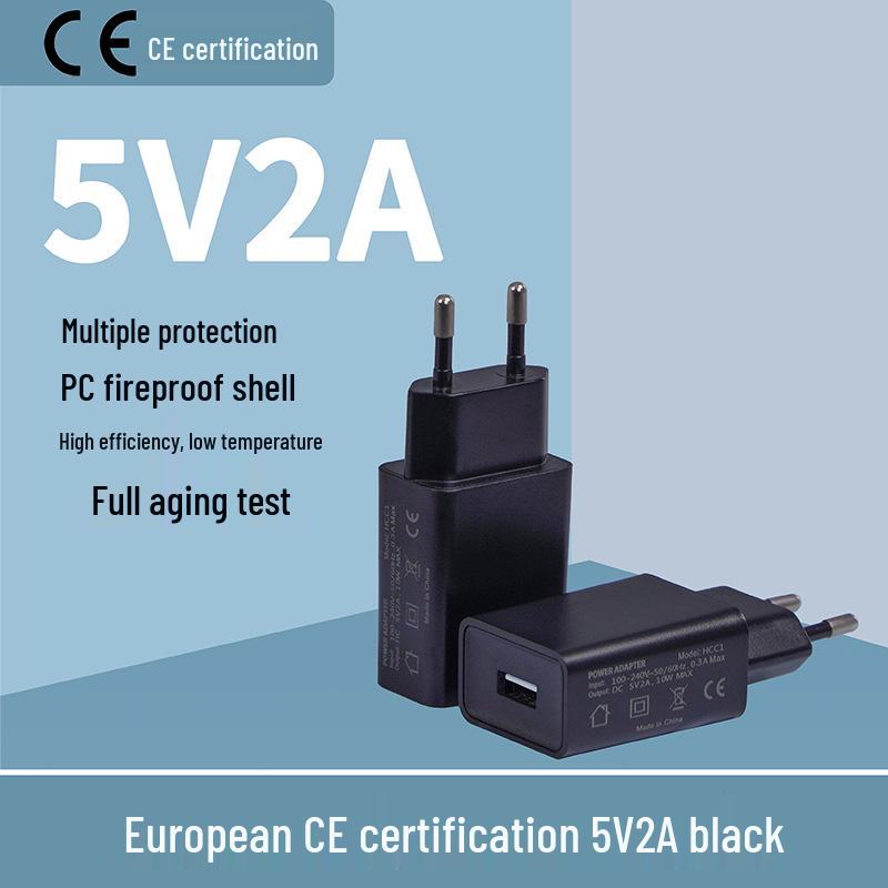 Высококачественное USB-зарядное устройство для мобильного телефона 5V2A, Универсальный адаптер питания, сертифицированный 3C