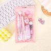 Cartoon School Stationery Set 6 Color Pens Cartoon Stationery Set  for Primary School
