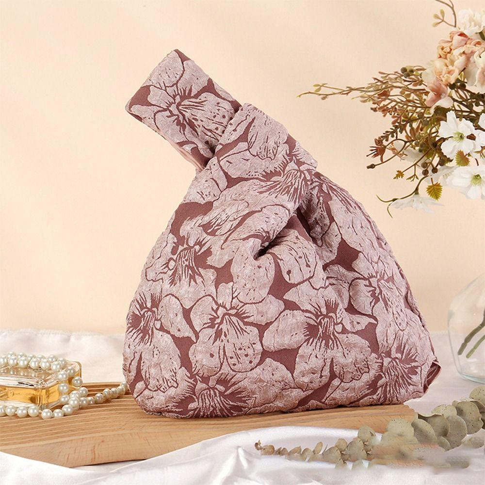 Вязаная простая кисточка узел на запястье сумка кошелек кисточка цветок кулон вышивка ханьфу сумка небольшой предмет мешочек темперамент