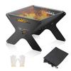 Костер барбекю складной BBQ кемпинг настольный портативный для соло дрова дрова дрова сумка для хранения в комплекте подставка, плита, плита, гриль, оборудование,