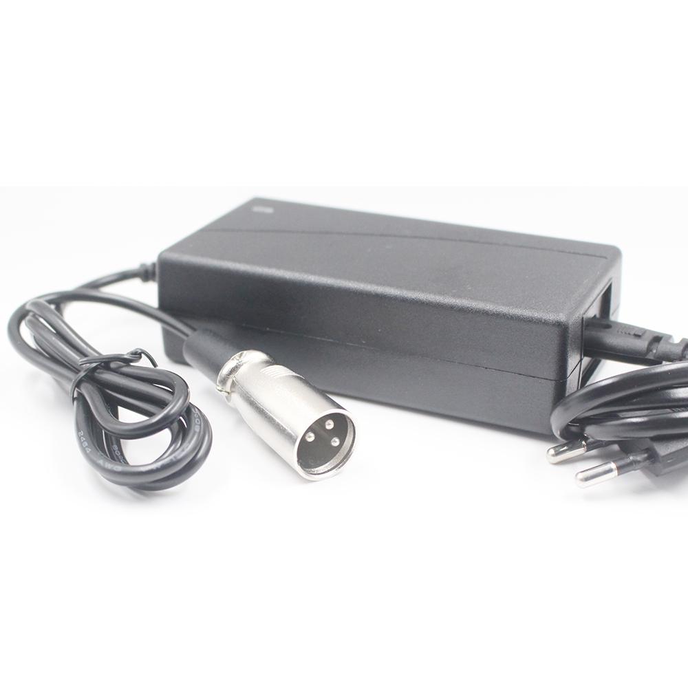 42V 2A 42V2A Charger For 36V 18650 Lithium Battery Pack With 3-Pin XLR Socket Connector EU US AU UK