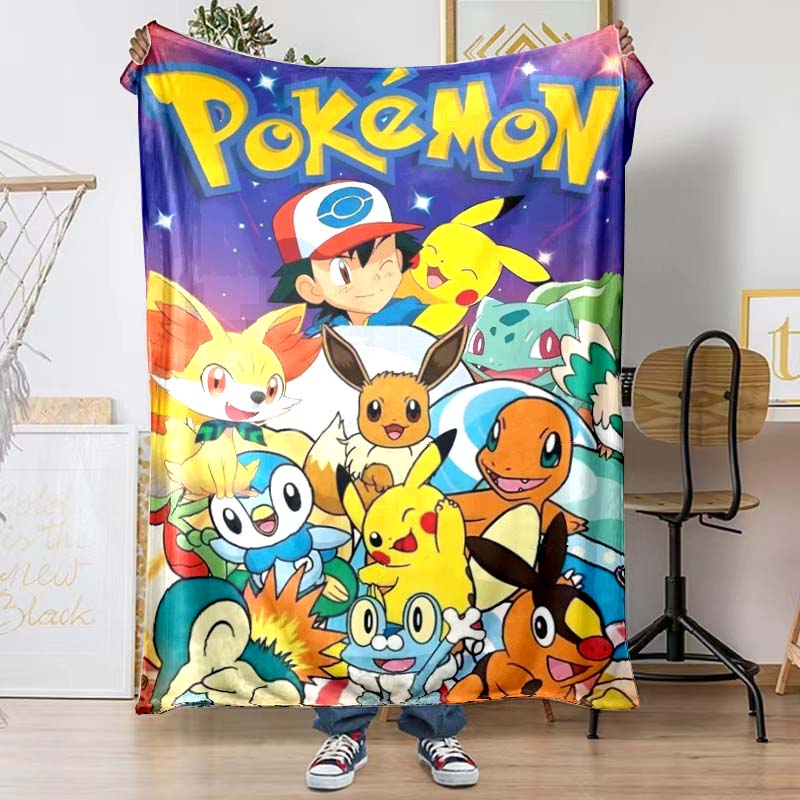 A Pikachu-patterned Blanket Is Perfect for Laying on A Bed or For Various Other Occasions, Making It A Perfect Gift Choice.