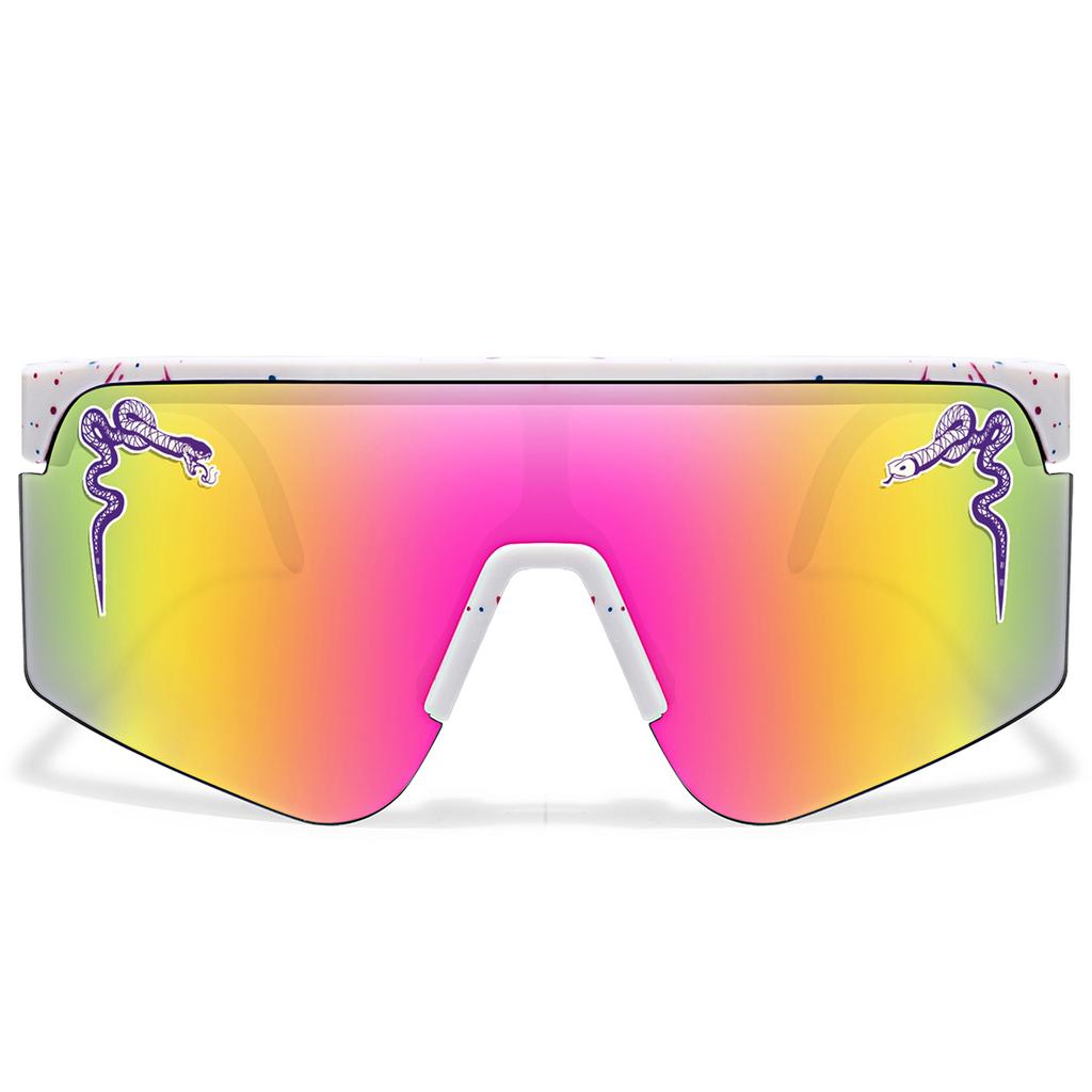 Men Women's Cycling Sunglasses Large Lens Windproof UV400 Eyewear Outdoor Sports Running Climbing Bicycle Mtb Glasses