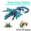 Series Lloyd Jungle Fire Water Dragon Building Blocks Green Dagon Mech Bricks Toys for Boys Birthday Kids Gifts