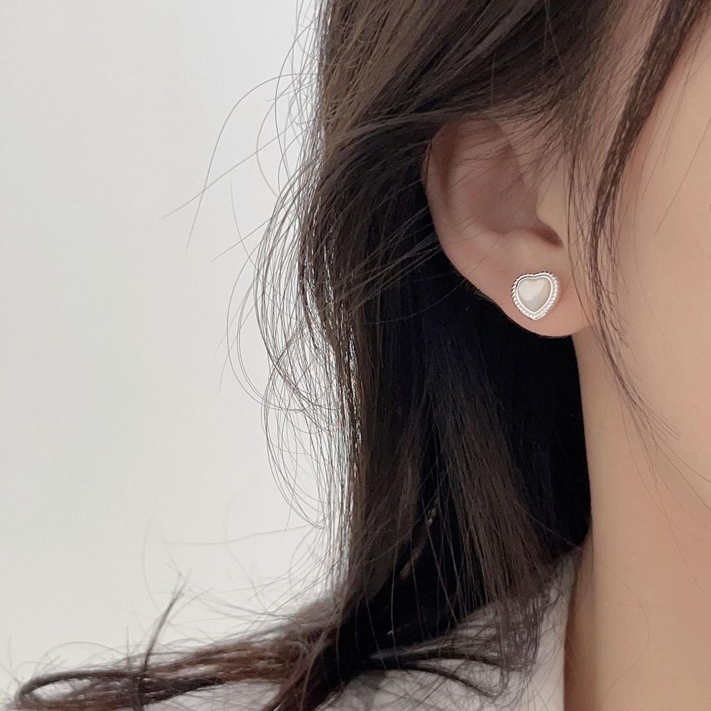Love Stud Earrings Women's Xiaoxiangfeng Fashion Versatile Earrings New Earrings Gift