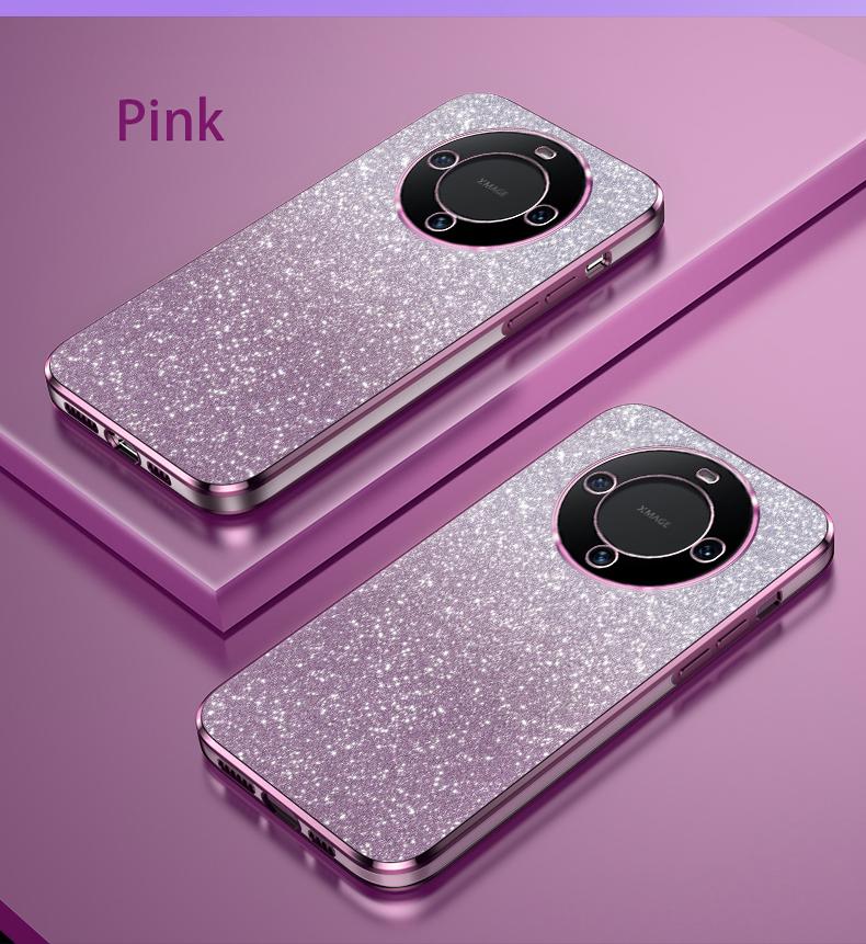 Роскошный чехол с градиентным блестящим покрытием для Huawei P30 P60 P50 P40 Lite PM Mate 60 50 40 30 Pro Y6P Y7A Y7, силиконовая задняя крышка